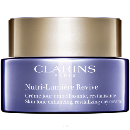 Clarins Nutri-Lumiere Revive Hautton-Verbesserung, Wiederbelebung der Tagescreme für alle Hauttypen 50ml