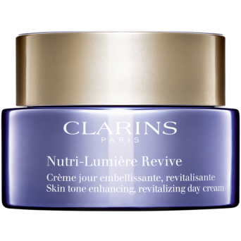 Clarins Nutri-Lumiere Revive Hautton-Verbesserung, Wiederbelebung der Tagescreme für alle Hauttypen 50ml