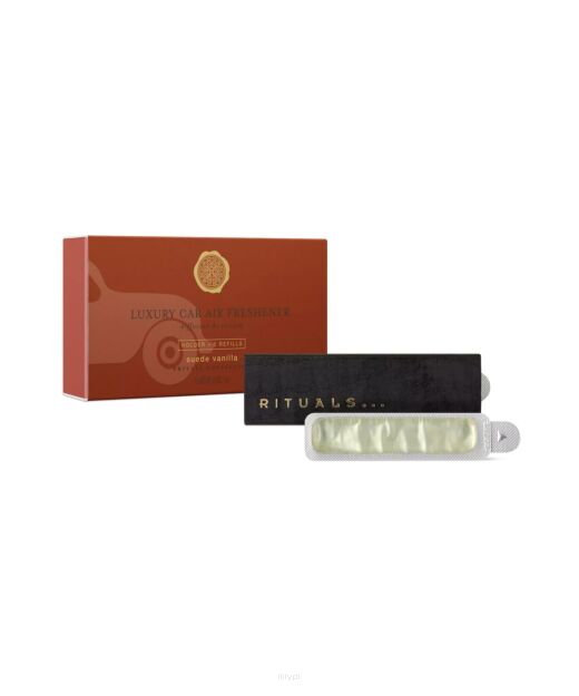 Rituals Luxury Car Air Refreshener Holder & 2 Refills, Suede Vanilla 2szt x 3g