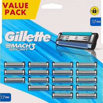 Gillette Mach 3 Sport Value Pack 17 Sztuk