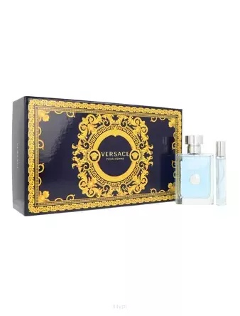Versace Pour Homme Dylan Blue Woda Toaletowa 100ml & Woda Toaletowa 10ml &  Kosmetyczka ZESTAW