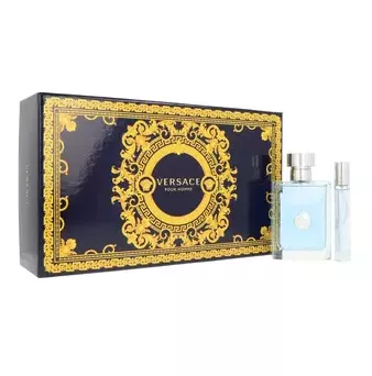 Versace Pour Homme Dylan Blue Woda Toaletowa 100ml & Woda Toaletowa 10ml &  Kosmetyczka ZESTAW