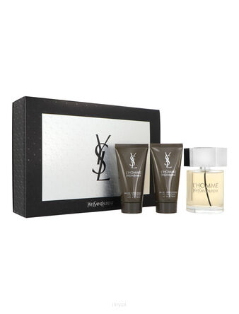 Yves Saint Laurent L'Homme Woda Toaletowa 100ml & After Shave 50ml & Balsam 50ml ZESTAW