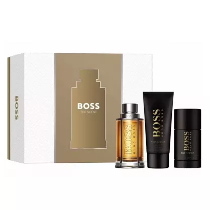 Hugo Boss The Scent For Him Woda Toaletowa 100ml & Shower Gel 100ml & Deostick 75ml ZESTAW