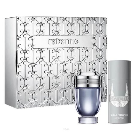 Paco Rabanne Invictus Woda Toaletowa 100ml & Dezodorant 150ml ZESTAW