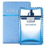 Versace Man Eau Fraiche Woda Toaletowa 50ml & After Shave Balm 50ml & Shower Gel 50ml ZESTAW - 4