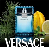 Versace Man Eau Fraiche Woda Toaletowa 50ml & After Shave Balm 50ml & Shower Gel 50ml ZESTAW - 5