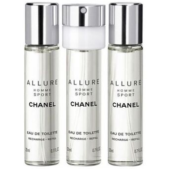 Chanel Allure Homme Sport Eau de Toilelette 3x20ml Einsätze