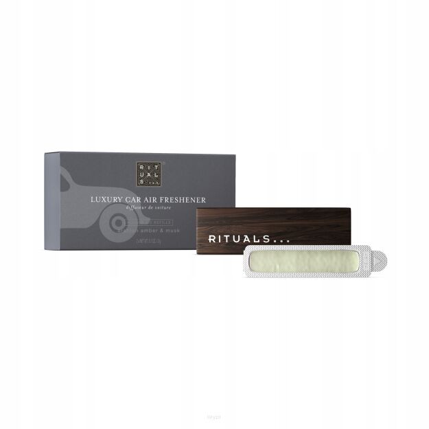 Rituals Luxury Car Air Refreshener Holder & 2 Refills, Arabian Amber & Musk 2szt x 3g