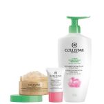 Collistar Unbox Your Confidence Fluid Moisturizing 400 ml & Collistar Scrub 150 g & Collistar Gel Cream 15 ml ZESTAW - 3