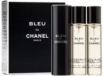 Chanel Bleu De Chanel Woda Toaletowa 3x20ml WKŁADY Z ETUI - 4