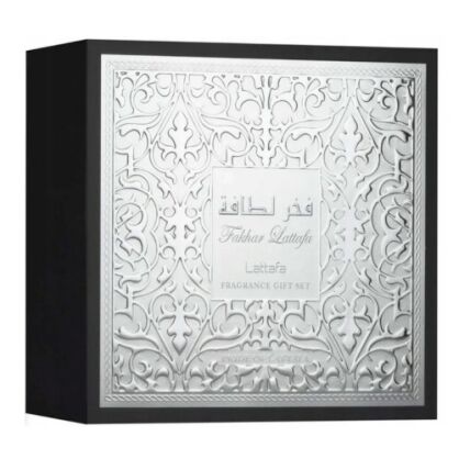 Lattafa Fakhar Men Woda Perfumowana 100ml & Woda Perfumowana 12ml & Shower Gel 100ml ZESTAW