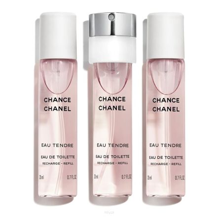Chanel Chance EAU Tendre Eau de ToileTelette 3x20ml Einsätze