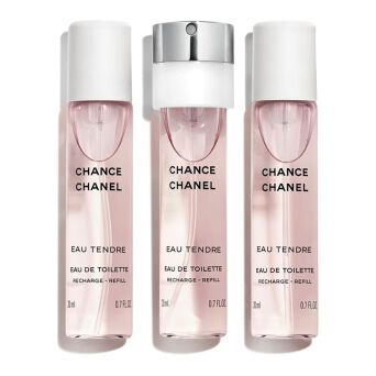 Chanel Chance EAU Tendre Eau de ToileTelette 3x20ml Einsätze
