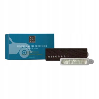 Rituals Luxury Car Air Refreshener Holder & 2 Refills, Fresh Eucalyptus & Rosemary 2szt x 3g